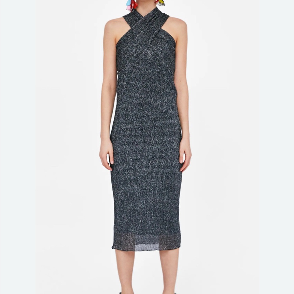 Zara Shimmery Multi Way Dress Size Small